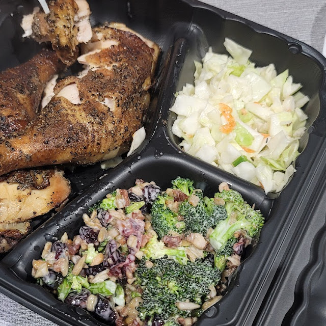 Coleslaw French Fries Broccoli Salad