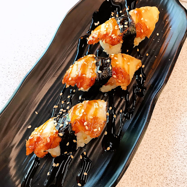 Tempura de Langostino Flambeado