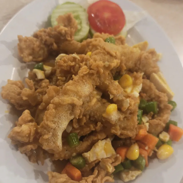 Cumi Goreng Telur Asin