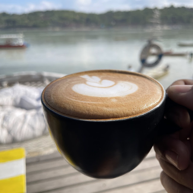 Cappuccino by the Sea