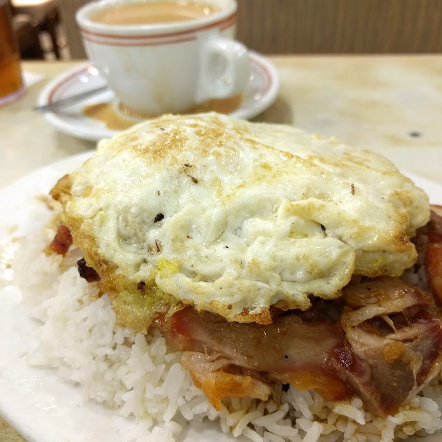 火腿煎蛋飯