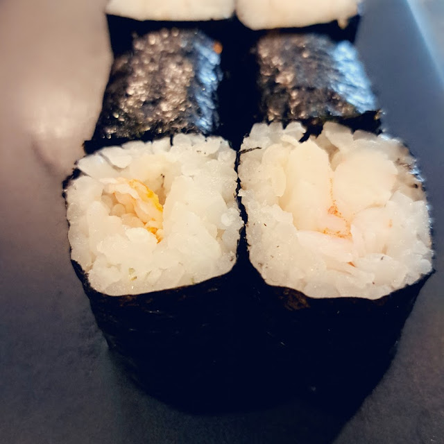 Sushi Con Alga E Gambero Cotto