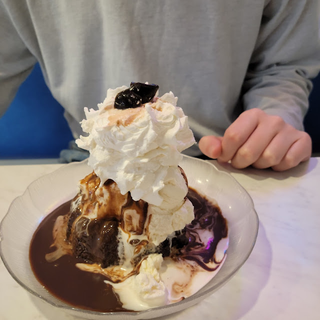 Molten Lava Cake Sundae