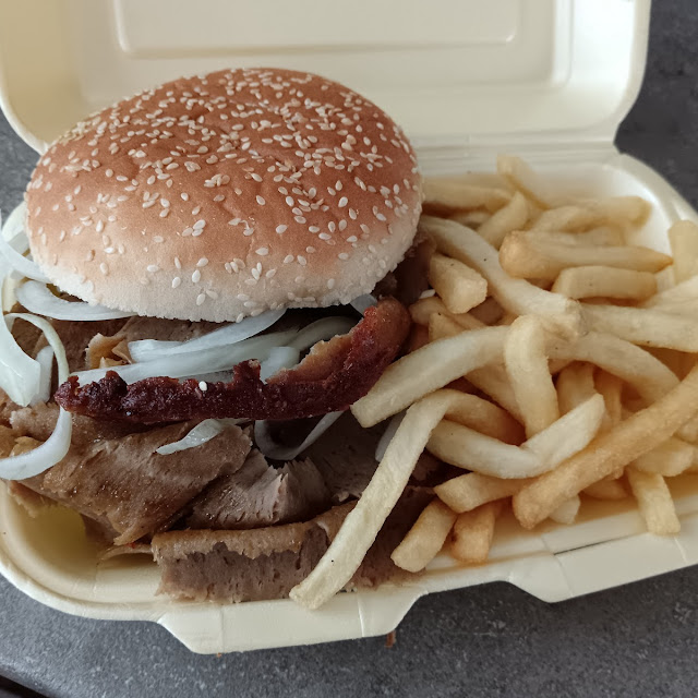 Donner Burger and Fries