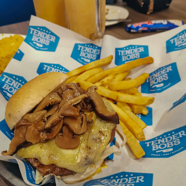 Mushroom & Swiss Burger