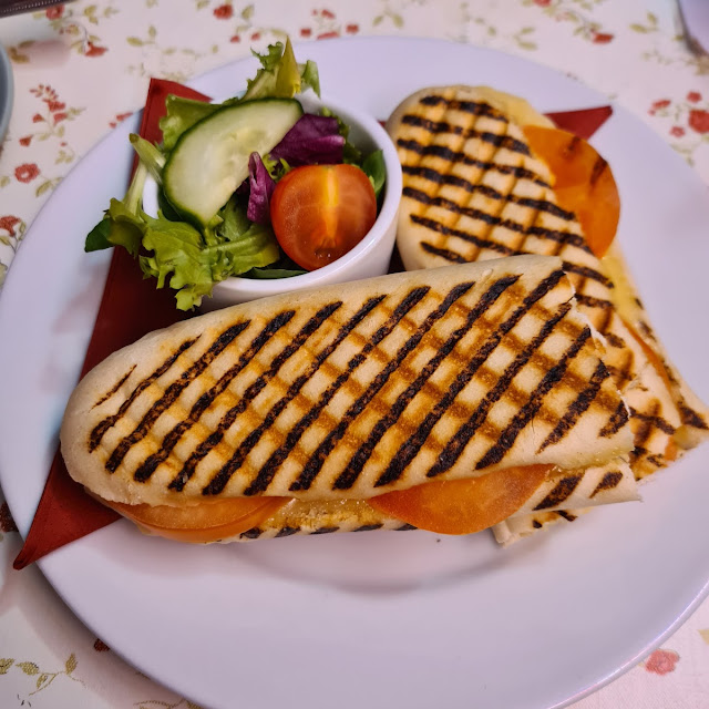 Cheese and Tomato Pannini