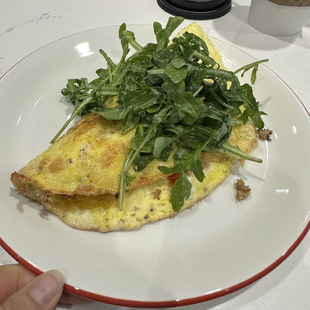 Sausage and Pepper Omelette