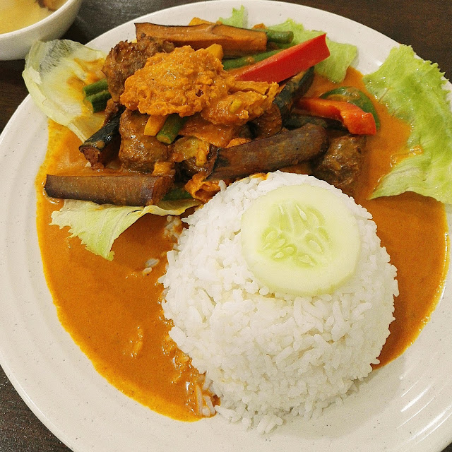 Curry Vege Lamb Rice