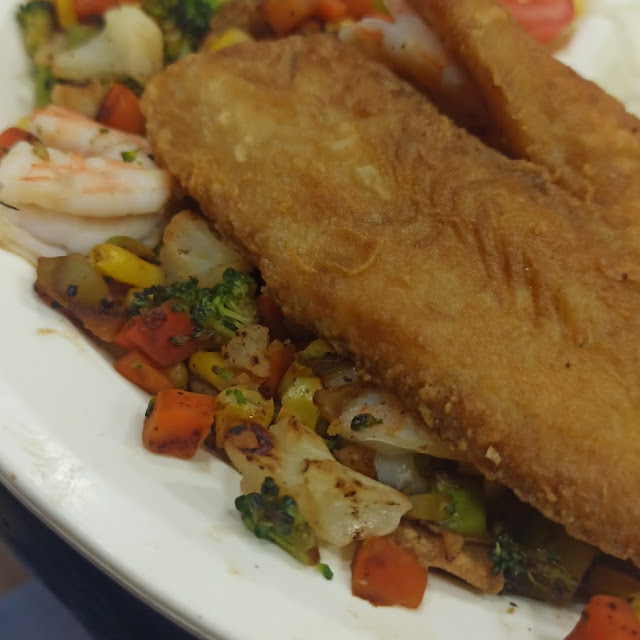Filete de Pescado Con Camarones