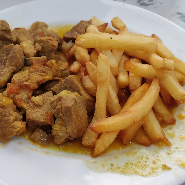 Cerdo Con Champiñones