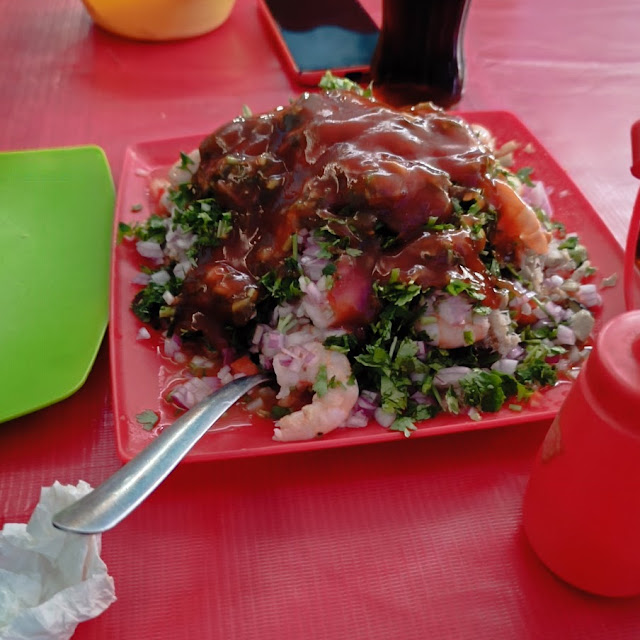 Ensalada de Ceviche Y Camarón