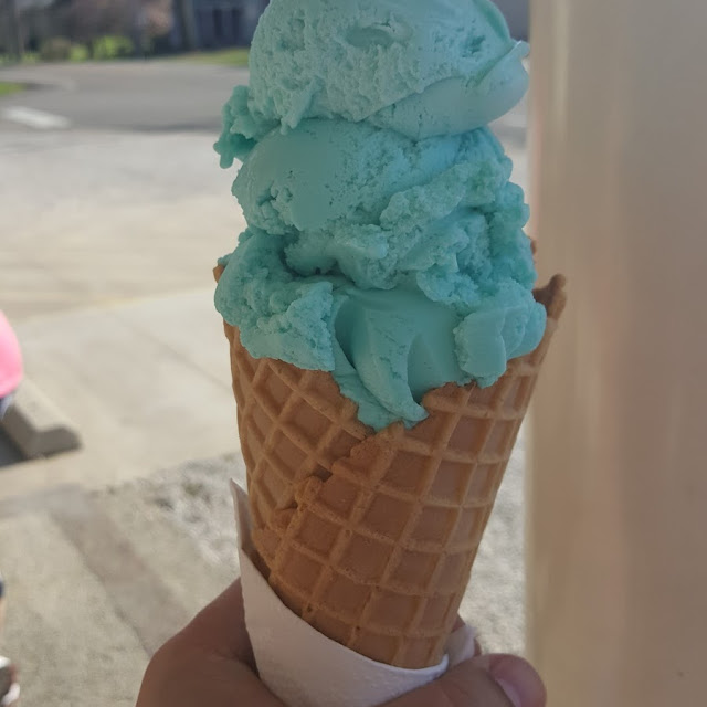 Blue Moon Ice Cream Cone
