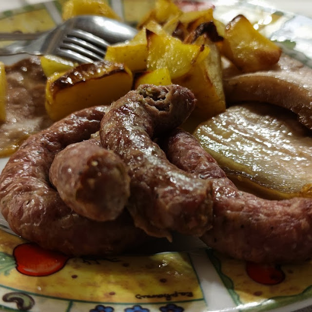 Grigliata Mista Con Patate Al Forno