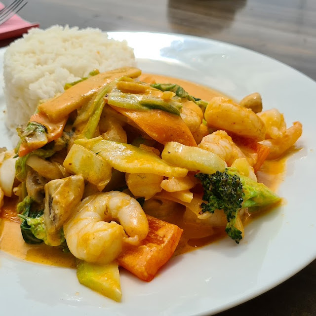 Hummerkrabben In Thai Curry