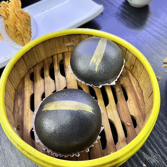 Salted Egg Lava Charcoal Bao