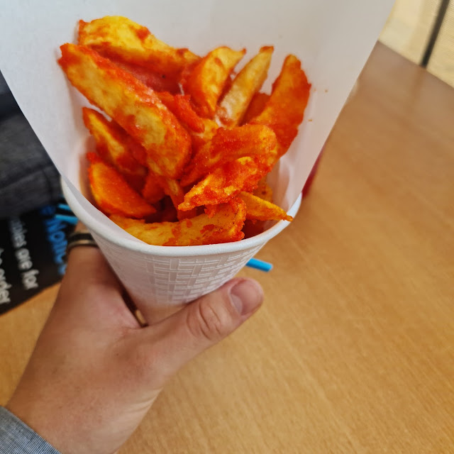 Vegetarian Battered Chips