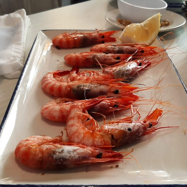 Gambas Frescas A la Plancha