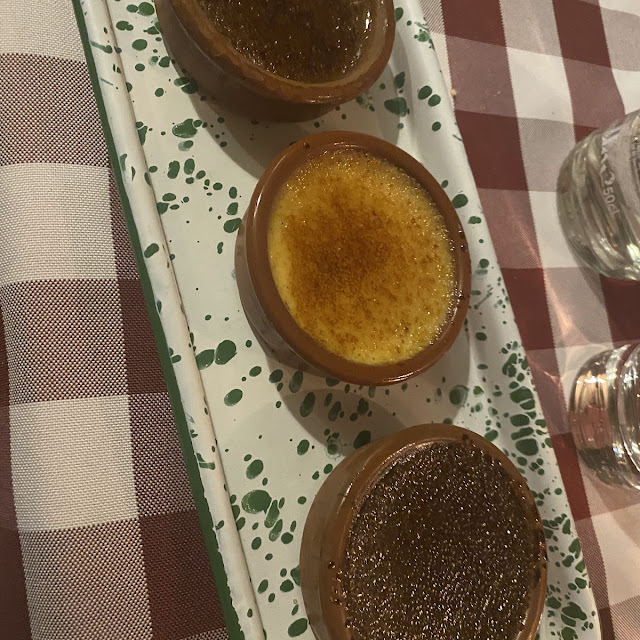 Trio of Creme Brulee