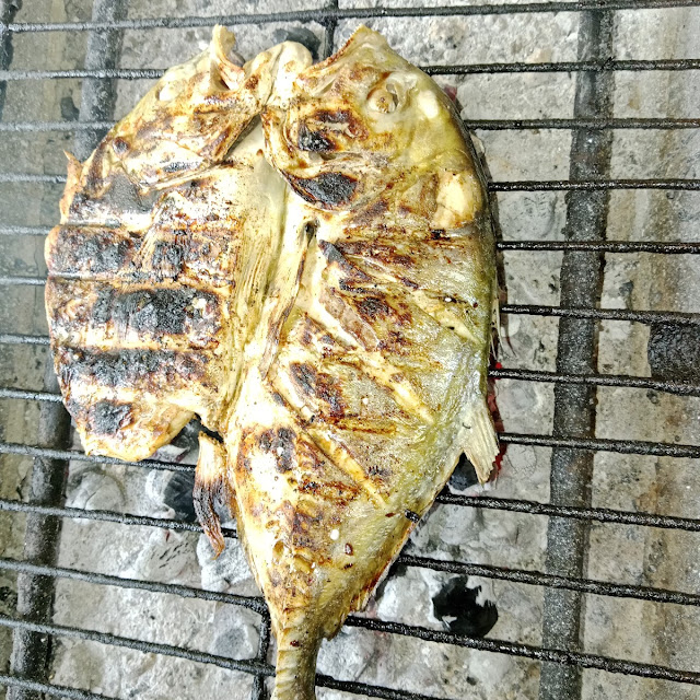 Ikan Bawal Bintang Bakar