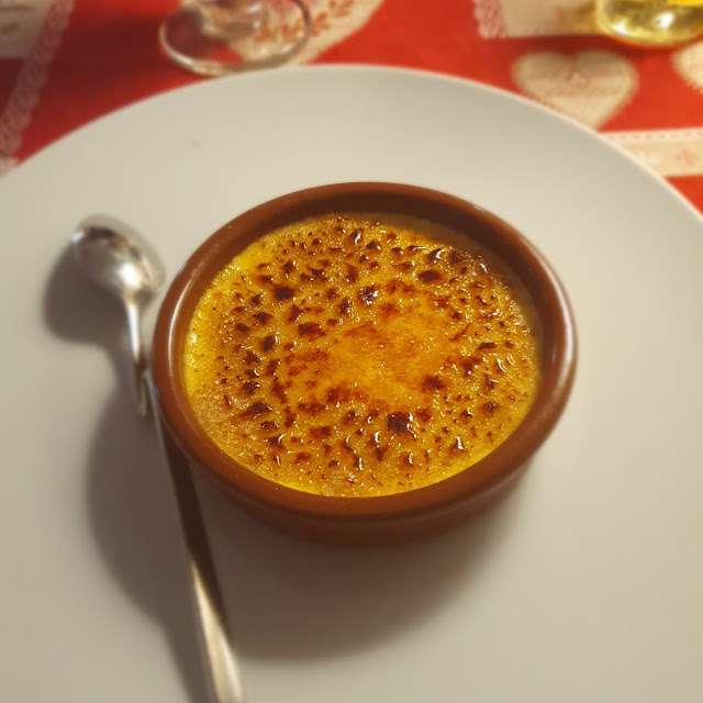 Crème Brûlée Aux Myrtilles