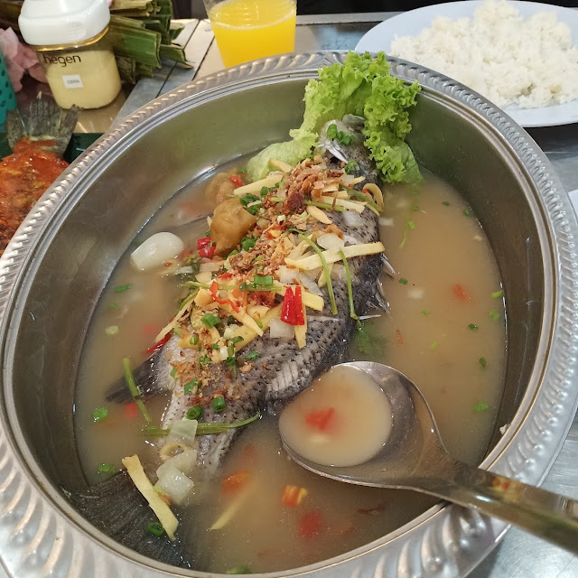 Ikan Siakap Steam