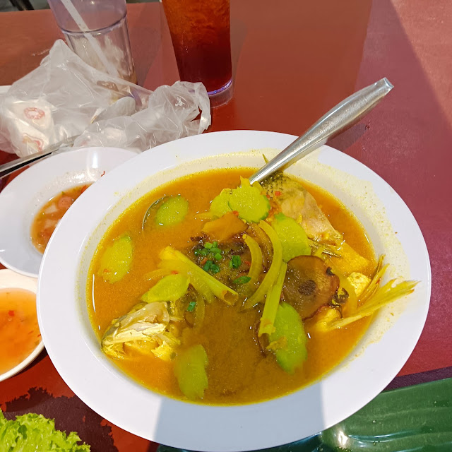 Tom Yam Masak Siakap Ikan Bakar Sambal
