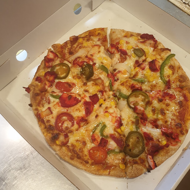 Vegetarian Pizza with Tikka