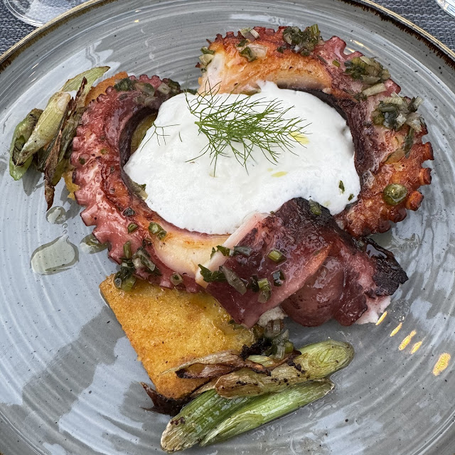 Octopus with Polenta