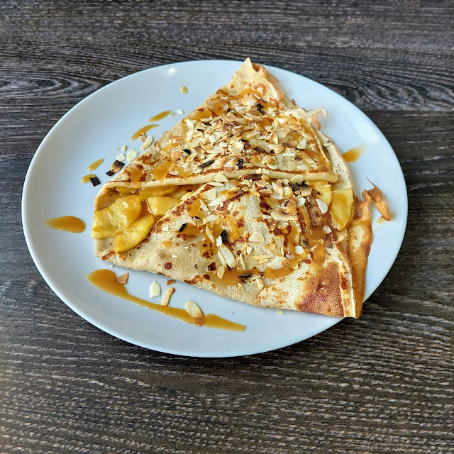 Crêpes Pomme Caramel Amande