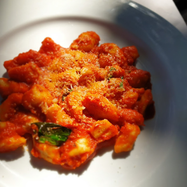 Gnocchi with Pomodoro Sauce