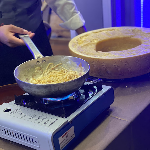 Preparación del Spaghetti Carbonara
