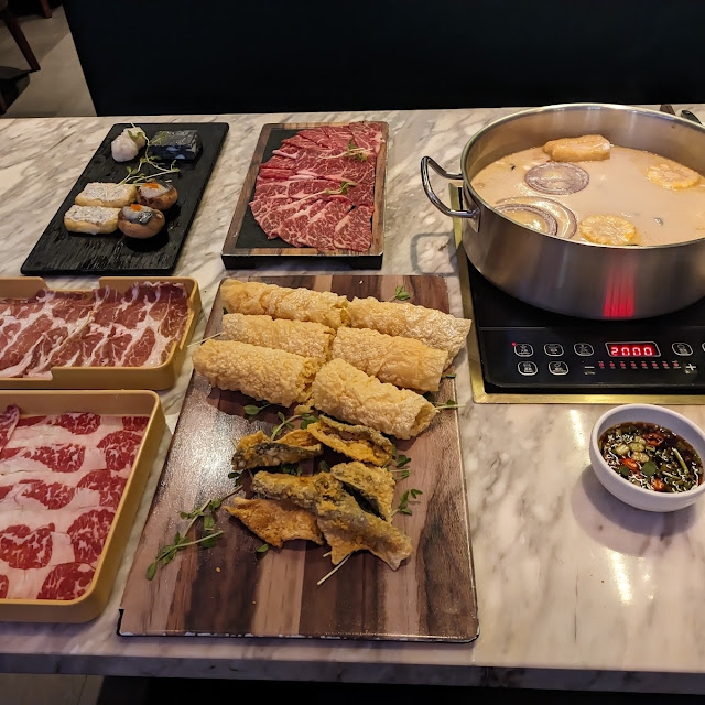 跟餐特選手工火鍋拼盤 手切美國安格斯prime grade牛頸脊