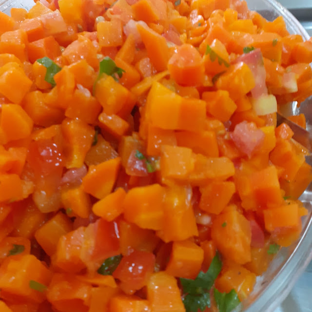 Cenoura Cozida Salada