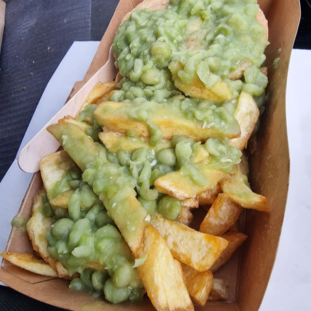 Chips and Mushy Peas