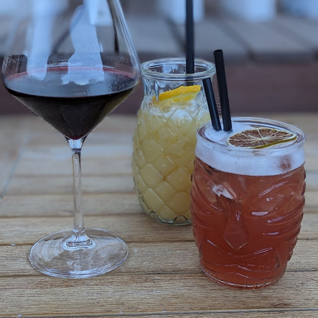 Red Wine Teranino Sour Virgin Fresh Pina Colada