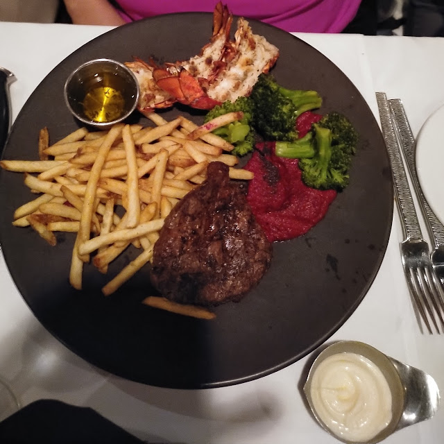 Filet Mignon and Lobster Tail