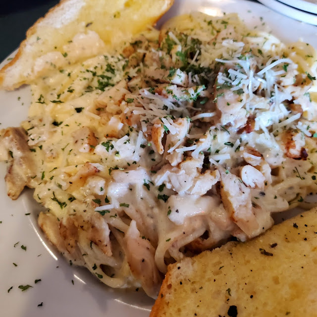 Chicken Alfredo Spaghetti