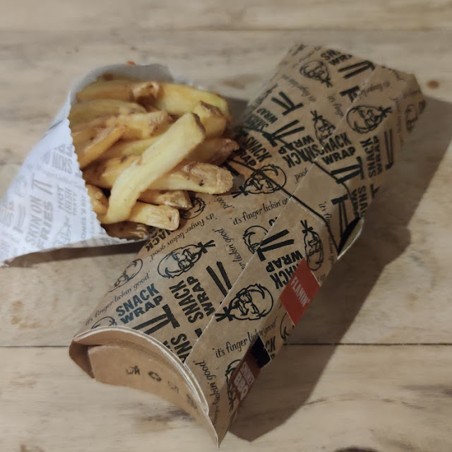 BBQ Mini Wrap & Regular Fries