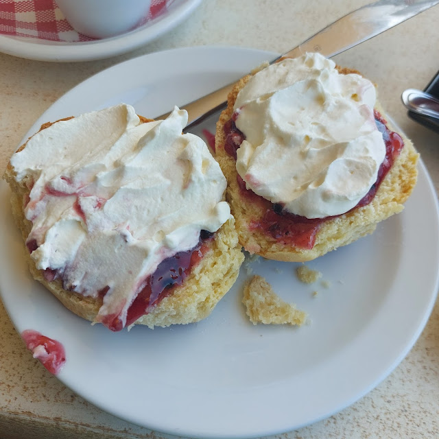 Scones with Jam and Cream