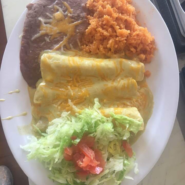 Green Enchilada Plate