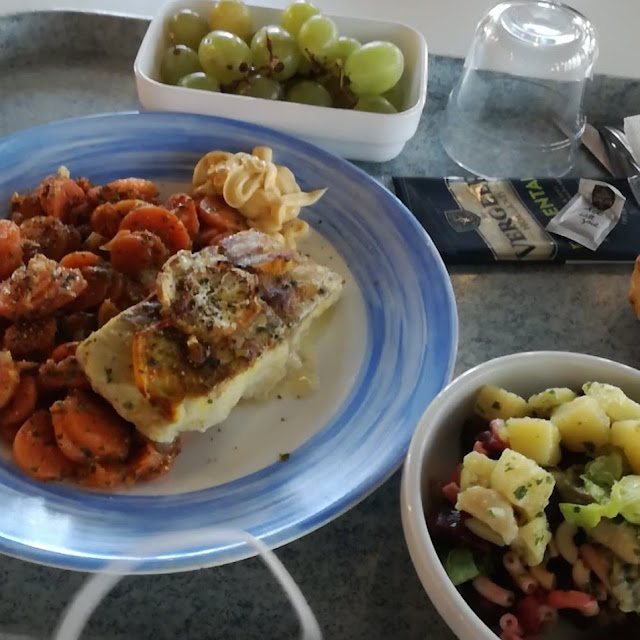 Poisson Et Légumes Sautés