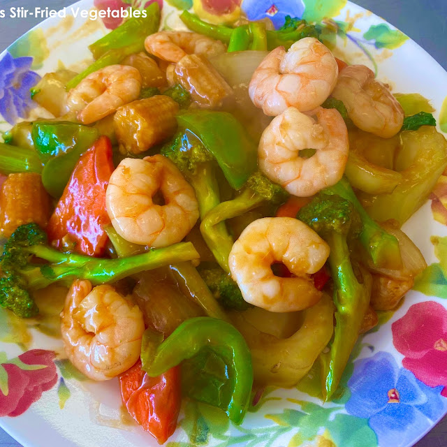 Shrimps Stir-Fried Vegetable