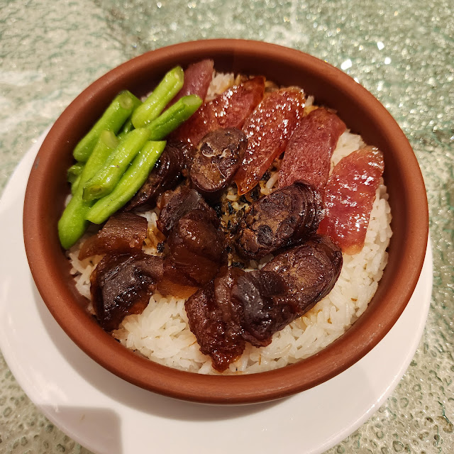 Steam Rice w Chinese Pork Sausages N Innerts