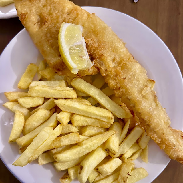 Fish and Chips with Irish Curry