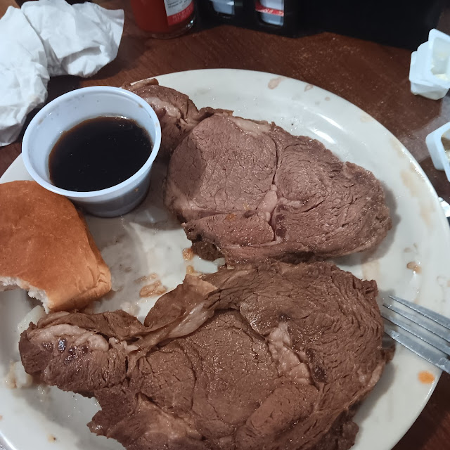 Prime Rib with Baked Potato