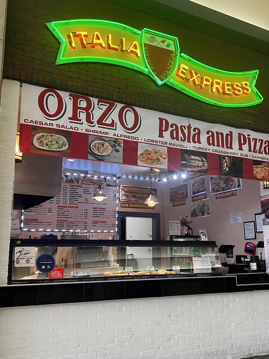 Orzo Pasta and Pizza