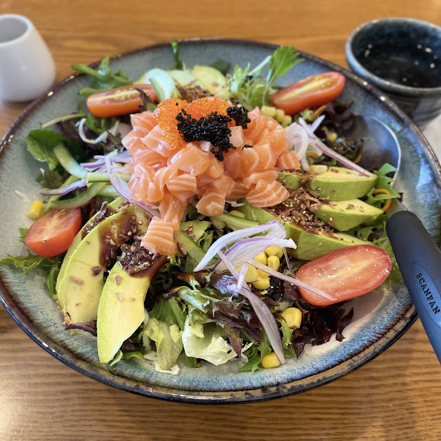 Salmon Sashimi Salad