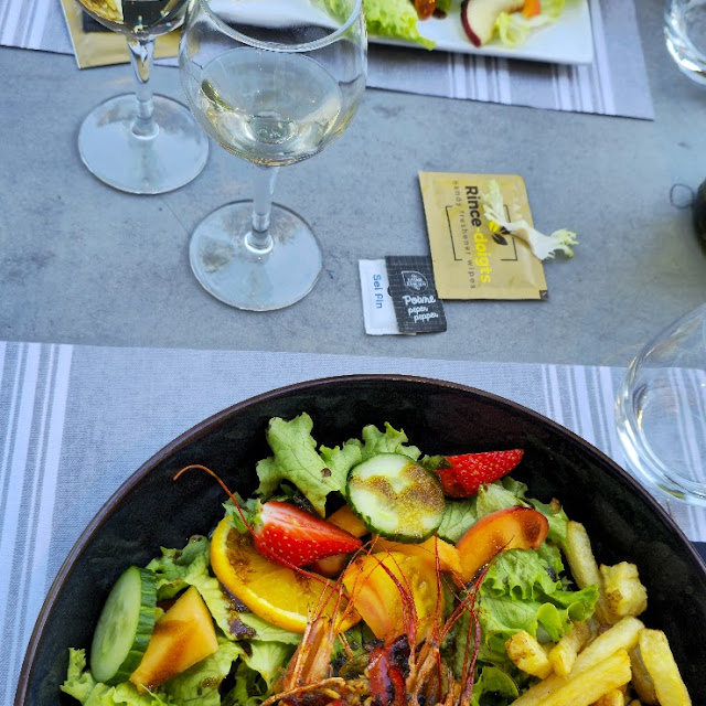 Gemischter Salat Mit Garnelen