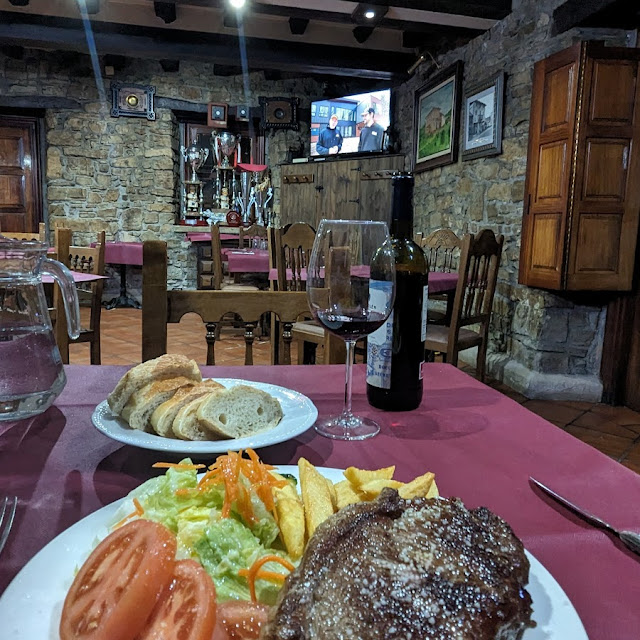 Vacío A la Plancha Con Ensalada