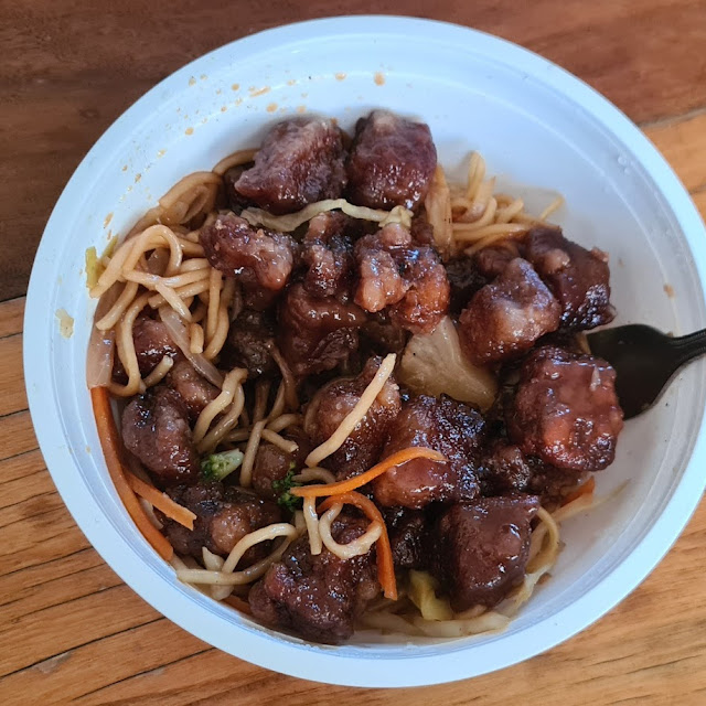 Vegetables on Noodles
